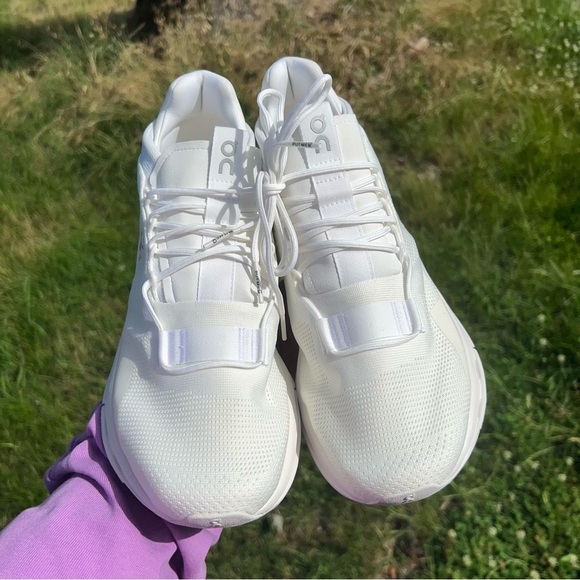 NWOB ON Cloudnova Shoes All White Undyed White Mens - Picture 6 of 11